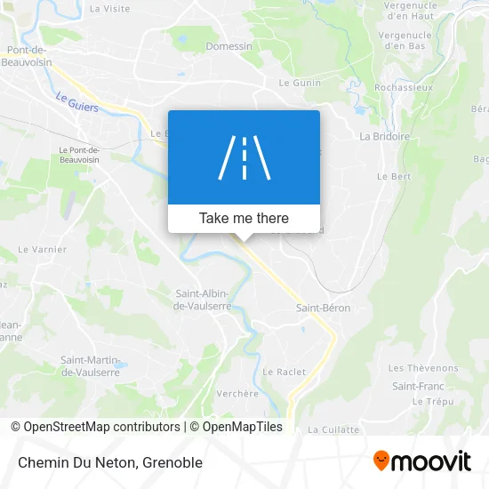Chemin Du Neton map