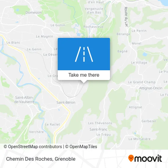 Chemin Des Roches map
