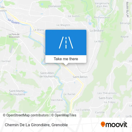 Chemin De La Girondière map