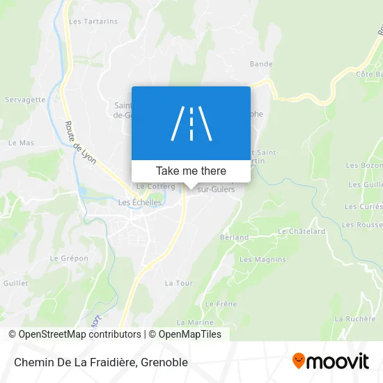 Chemin De La Fraidière map