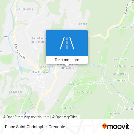 Place Saint-Christophe map