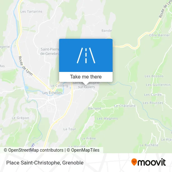 Place Saint-Christophe map