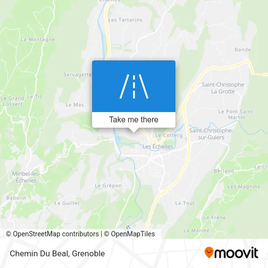 Chemin Du Beal map