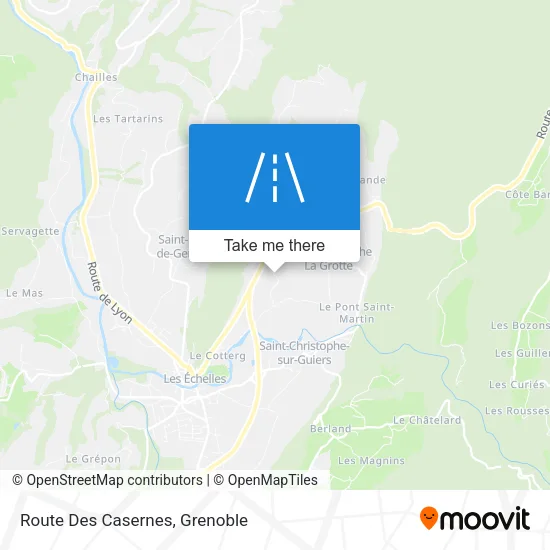 Route Des Casernes map