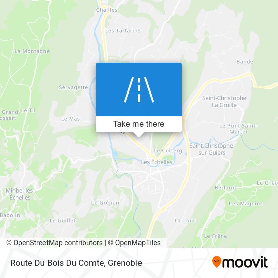 Route Du Bois Du Comte map