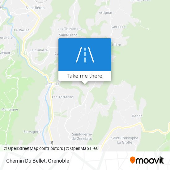 Chemin Du Bellet map