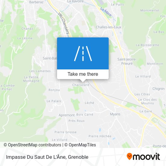 Impasse Du Saut De L'Âne map
