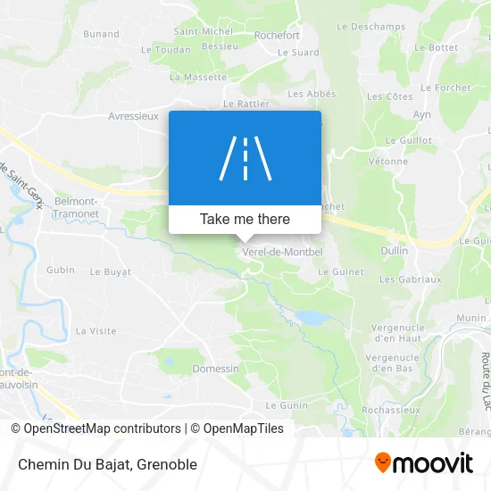 Chemin Du Bajat map