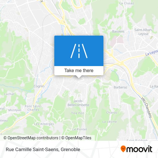 Rue Camille Saint-Saens map