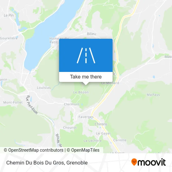 Chemin Du Bois Du Gros map