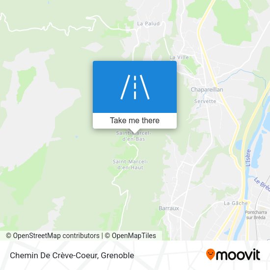 Chemin De Crève-Coeur map