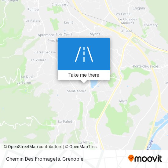 Chemin Des Fromagets map