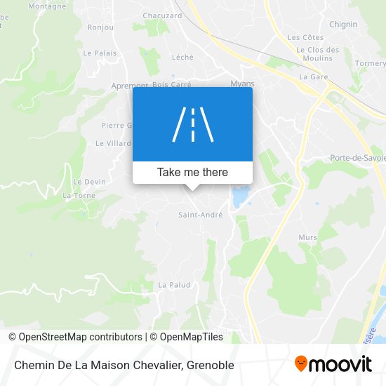 Chemin De La Maison Chevalier map