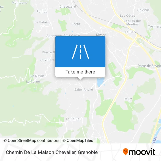 Chemin De La Maison Chevalier map