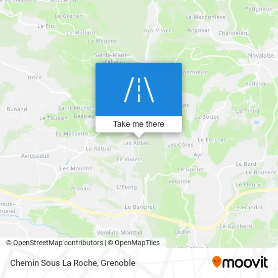 Chemin Sous La Roche map