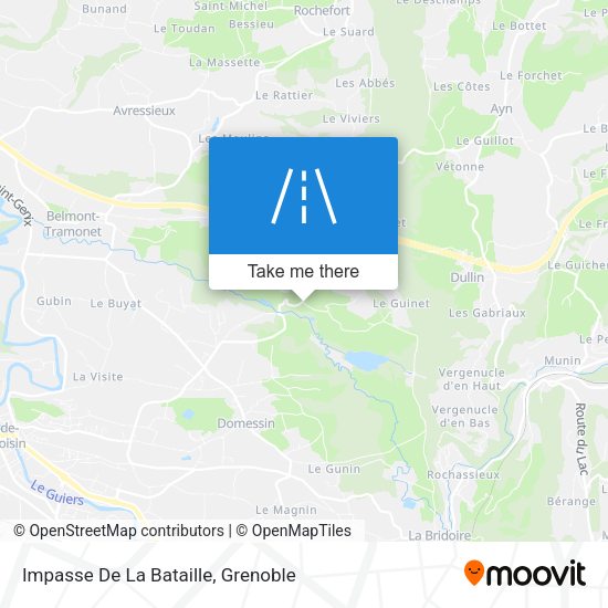 Impasse De La Bataille map