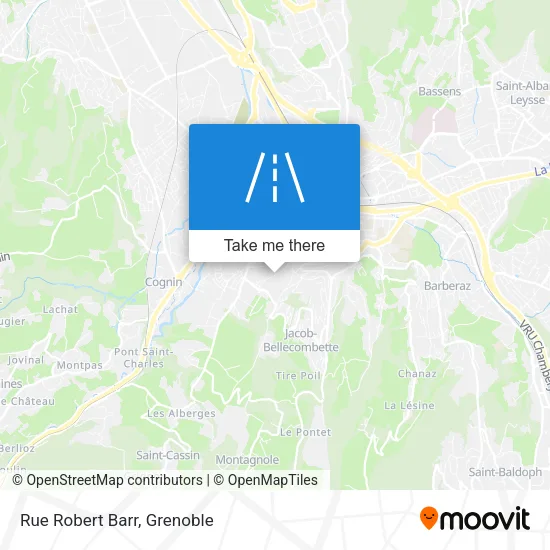 Rue Robert Barr map