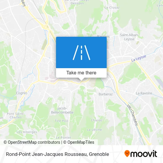 Rond-Point Jean-Jacques Rousseau map