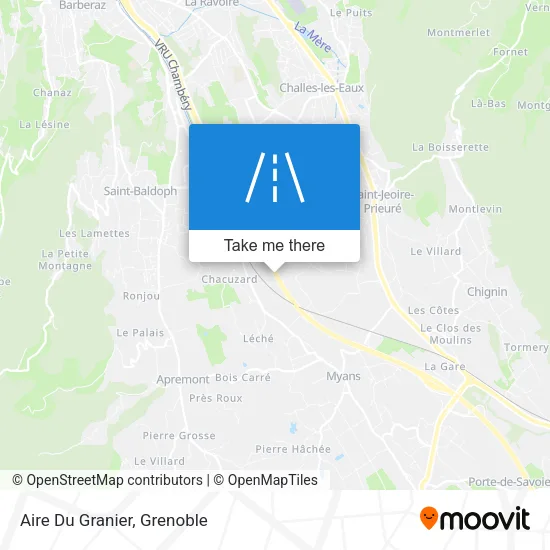 Aire Du Granier map