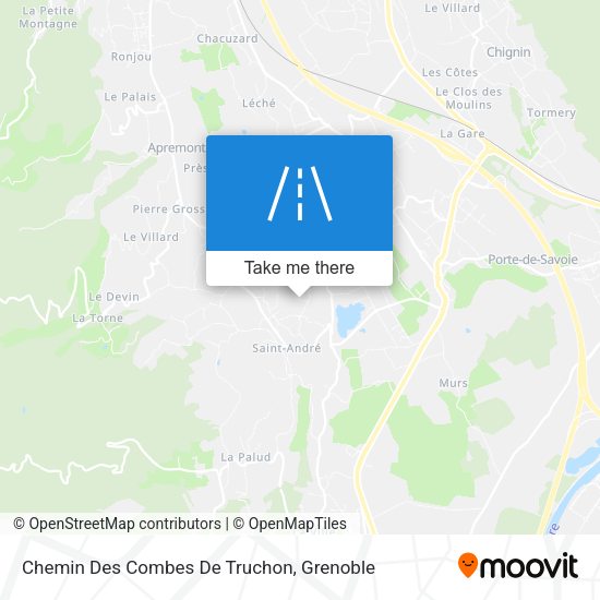 Chemin Des Combes De Truchon map
