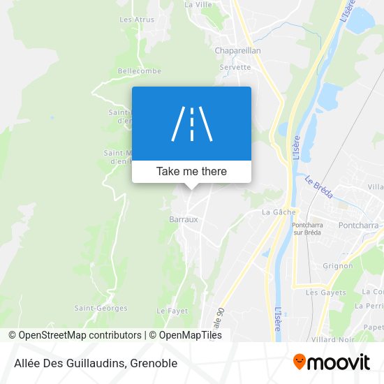 Allée Des Guillaudins map