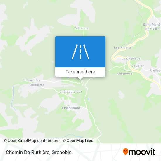 Chemin De Ruthière map