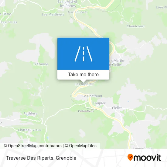 Traverse Des Riperts map