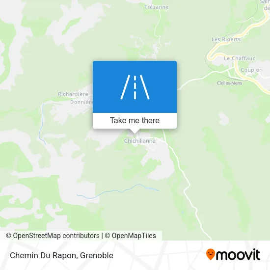 Chemin Du Rapon map