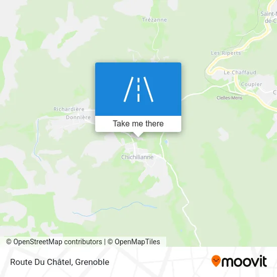 Route Du Châtel map