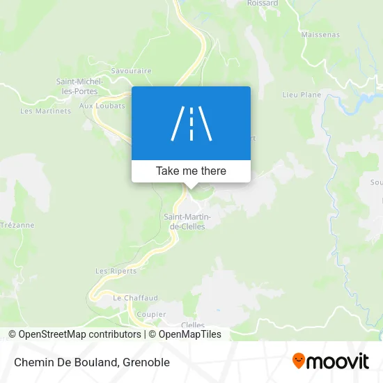 Chemin De Bouland map