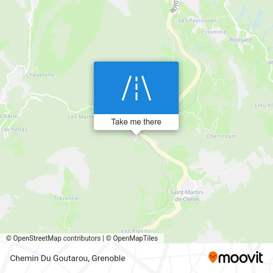Chemin Du Goutarou map