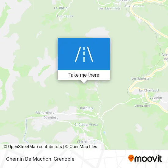 Chemin De Machon map