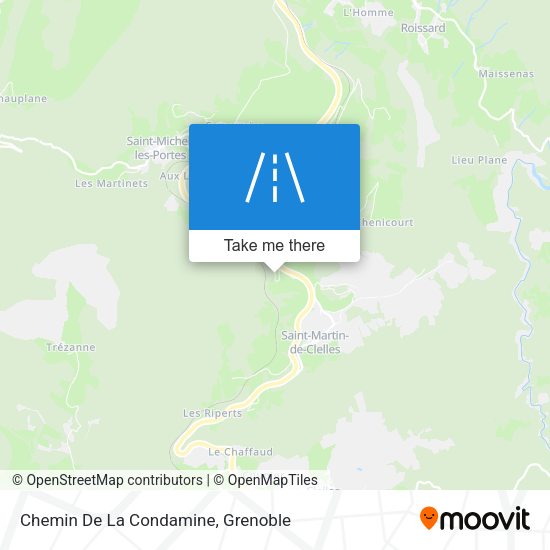 Chemin De La Condamine map