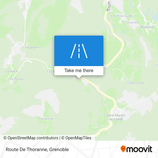 Route De Thoranne map