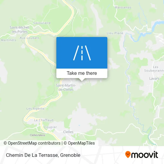 Chemin De La Terrasse map