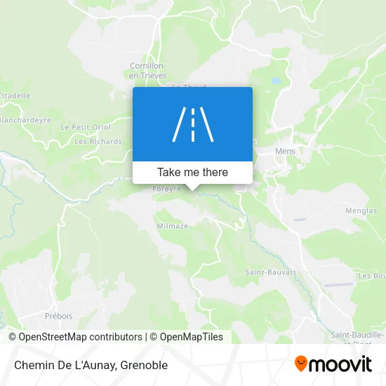Chemin De L'Aunay map