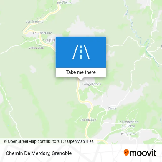 Chemin De Merdary map