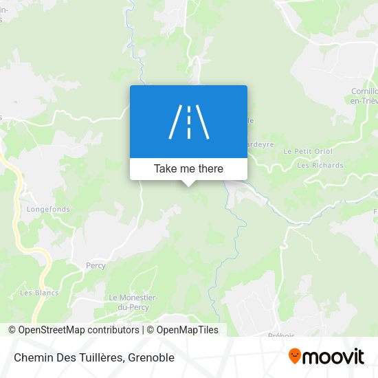Chemin Des Tuillères map