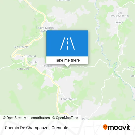 Chemin De Champauzet map
