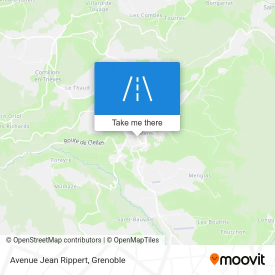 Avenue Jean Rippert map