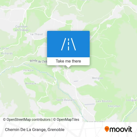 Chemin De La Grange map