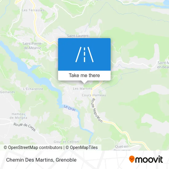 Chemin Des Martins map