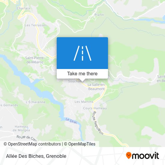Allée Des Biches map