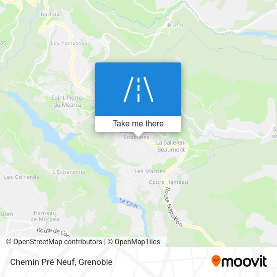 Chemin Pré Neuf map