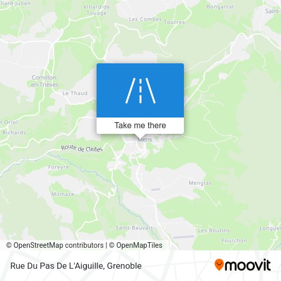 Rue Du Pas De L'Aiguille map