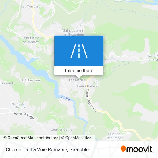 Chemin De La Voie Romaine map
