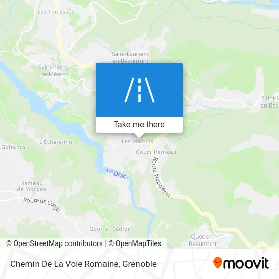 Chemin De La Voie Romaine map