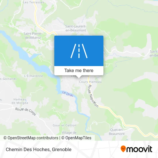 Chemin Des Hoches map