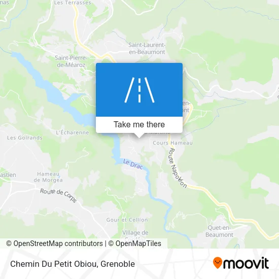 Chemin Du Petit Obiou map