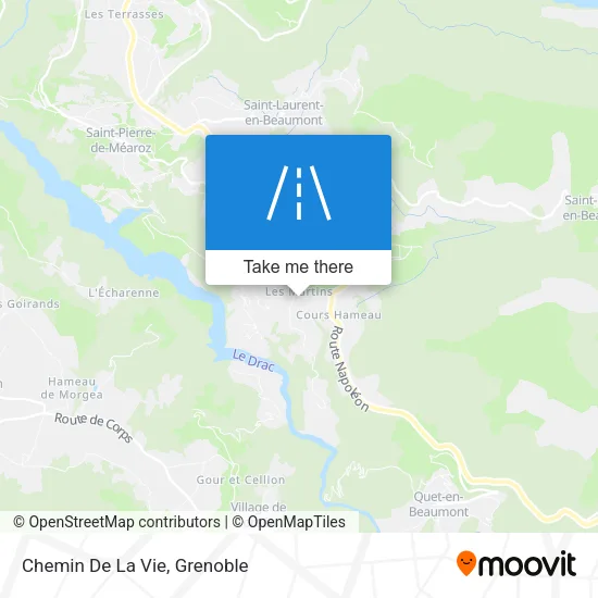 Chemin De La Vie map